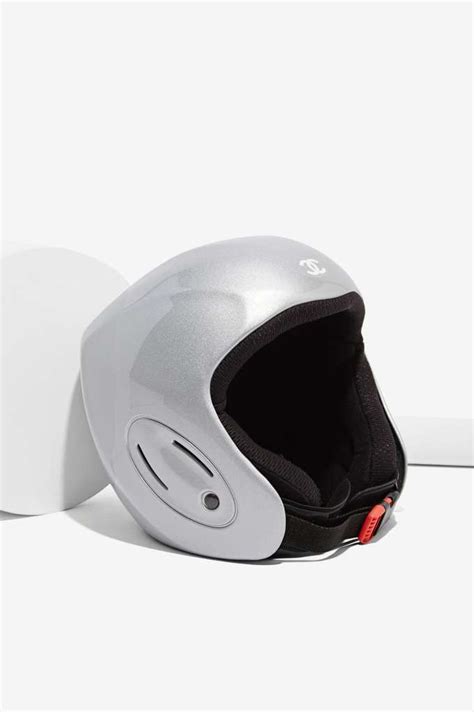 chanel ski helmet|Chanel hats black and silver.